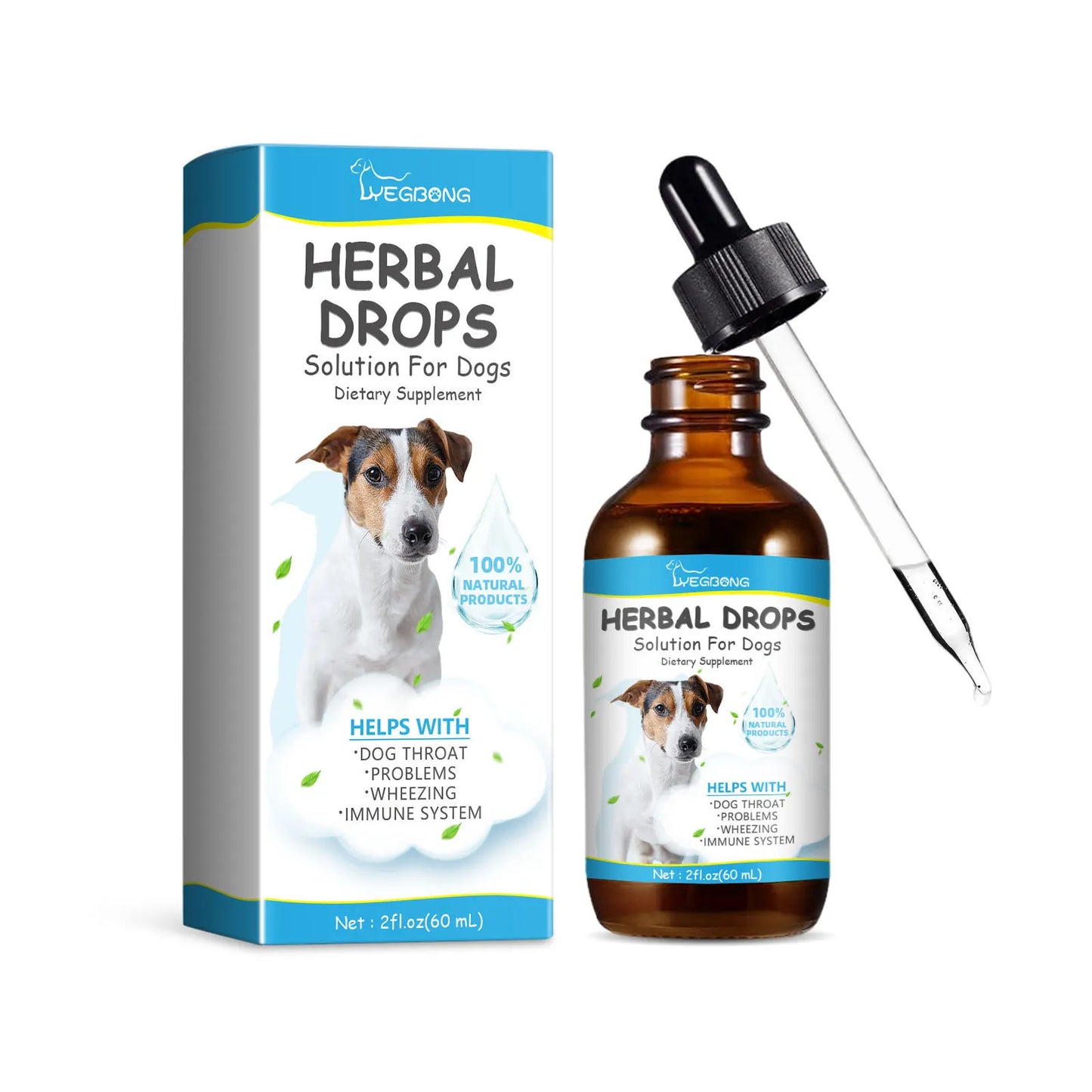 Pet Cough Drop Herbal Cough Soothing Relief Reduce Throat Discomfort Sneezing Treatment Strengthen Immunity Dog Calming Medicine