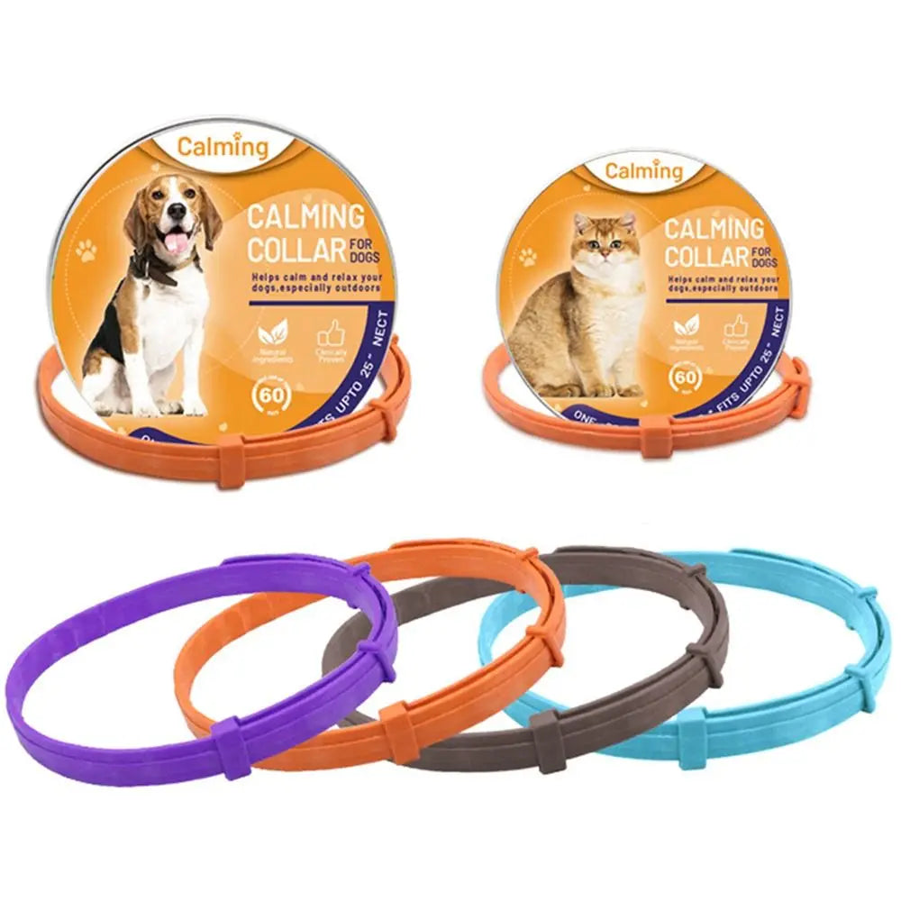 TPR Adjustable Pacify Pet Calming Collar Stress Reduction Dog