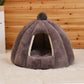 Warm Comfort Cat Bed In Winter Bed For Cats Cat House Dog Sofa Pet Little Mat Cozy Deep Cave Indoor Nest Pet Cat Accessories