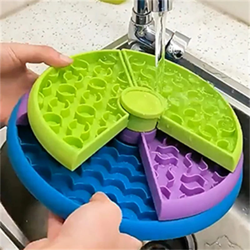 Pet supplies Slow food bowl anti choking cat bowl dog basin puzzle feeder healthy pet rotating game board