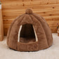 Warm Comfort Cat Bed In Winter Bed For Cats Cat House Dog Sofa Pet Little Mat Cozy Deep Cave Indoor Nest Pet Cat Accessories