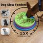 Pet supplies Slow food bowl anti choking cat bowl dog basin puzzle feeder healthy pet rotating game board