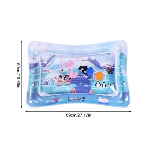 Sensory Water Play Mat For pets Water Sensory Pad Thickened Water Sensory Playmat With Fish For Pet Play Water Sensory Pad For