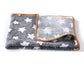 Soft And Fluffy Pet Dog Blanket Cute Star Printing Pet Mat Warm Breathable Skin Friendly Cats And Dogs Bed Blanket Pet Supplies